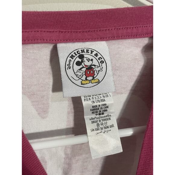 Disney Parks Mickey Mouse Spring Flower Long Sleeve Shirt Adult Small - Picture 5 of 10